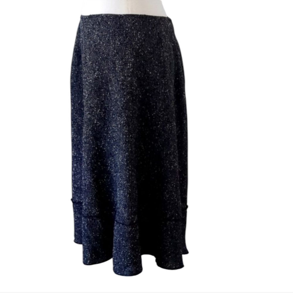 Cynthia Steffe Tweed Suit Charcoal Size 8 Blazer/ 14 Skirt - Picture 11 of 15